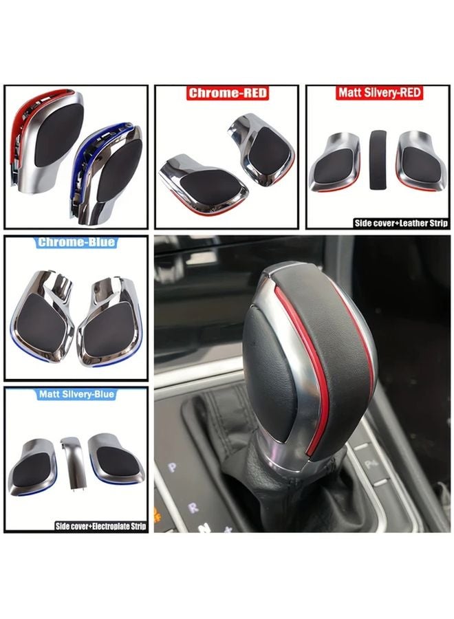 Golden Edge Bright Black Velvet Shift Knob For Volkswagen Golf GTI Passat CC Jetta - Image 3